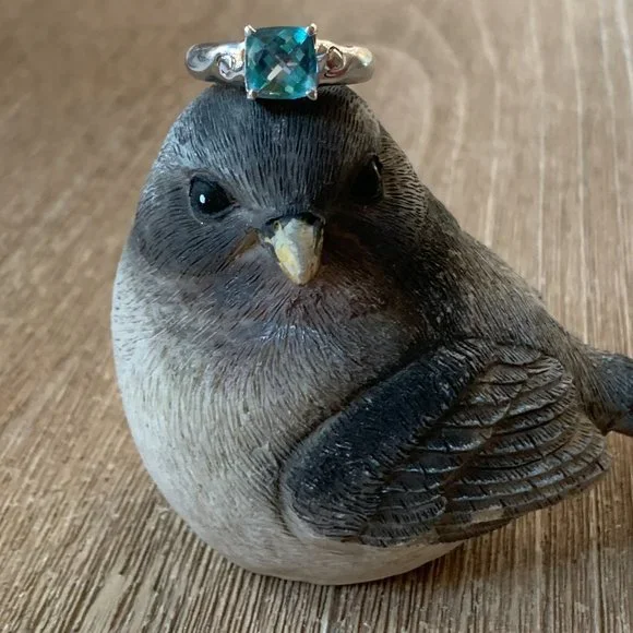 Vintage Solid Sterling Cocktail Ring (Size 5.75) - Picture 7 of 16